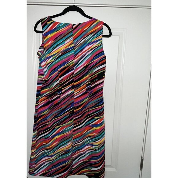 Voir Voir Women’s Multicolor Striped Dress Size 10 - Picture 5 of 7
